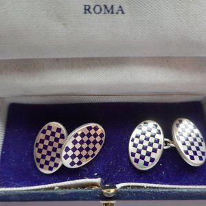 Italian Silver Cufflinks